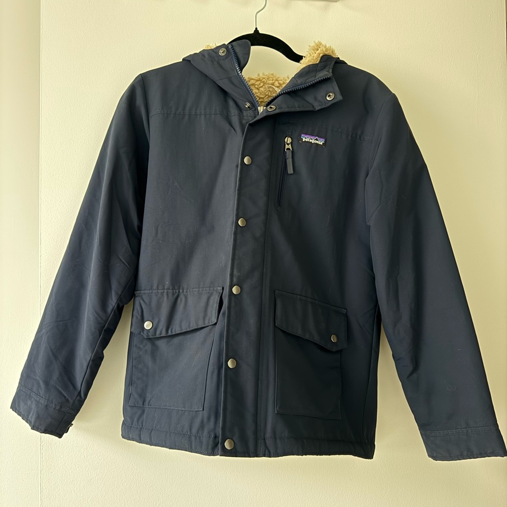 Patagonia boys infurno sherpa lined jacket